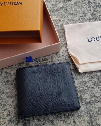 Louis Vuitton portafoglio uomo pelle nero 
