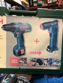 Trapano avvitatore a batteria + pompa bosch