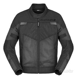 GIACCA ESTIVA TRAFORATA MOTO SPIDI TOUR NET NERO