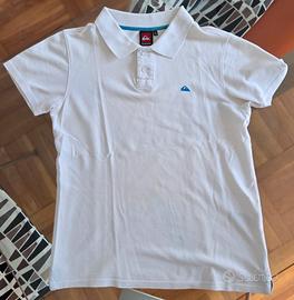 Polo originale Quiksilver bianca taglia S