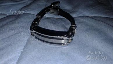 BRACCIALE acciaio e cauciù