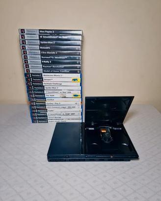 PS2 Slim con 21 giochi originali