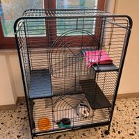 gabbia grande per furetti e conigli e altri