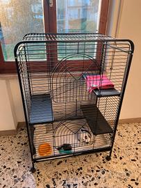 gabbia grande per furetti e conigli e altri