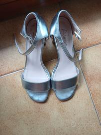 scarpe donna argentate
