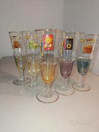 Set bicchieri vintage  da collezione
