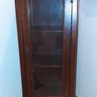 NUOVISSIMA vetrina in legno massello 115x48X37