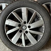 cerchi 16 compresi di gomme,skoda golf audi seat