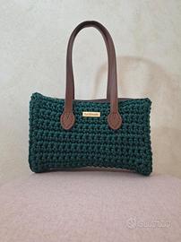 borsa bauletto uncinetto 