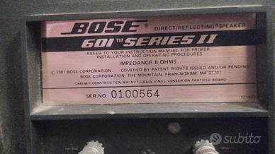 Bose 601 series II