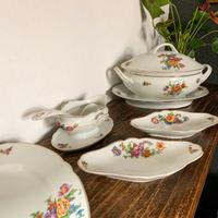 Servizio antico H&C Chodau porcellana fine boema