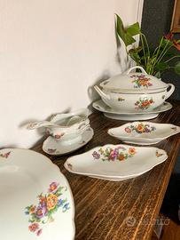 Servizio antico H&C Chodau porcellana fine boema