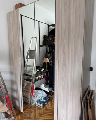 Armadio 4 ante con specchio - H242 x L182 x P53