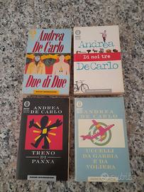 Andrea De Carlo set 4 libri Oscar Mondadori
