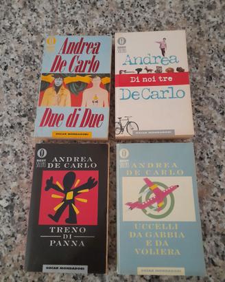 Andrea De Carlo set 4 libri Oscar Mondadori