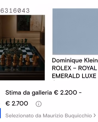 scacchiera edizione limitata 