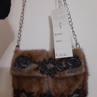 borsa in pelliccia vera
