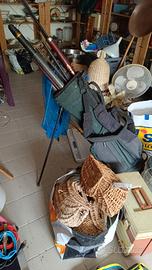 Attrezzatura da pesca vintage