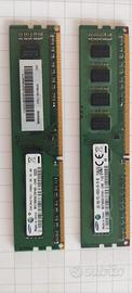 Memoria DDR3 RAM n.2 banchi da 2GB