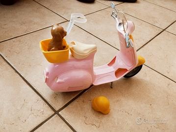 Scooter Barbie con cagnolino 