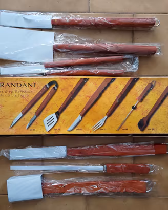 Brandani Set Barbecue (6 pezzi in acciaio)