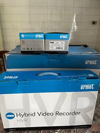 KIT VIDEOSORVEGLIANZA URMET – REGISTR. E TELECAM