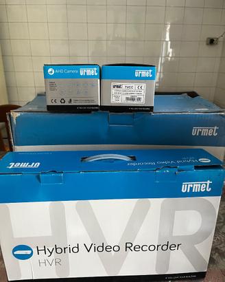 KIT VIDEOSORVEGLIANZA URMET – REGISTR. E TELECAM
