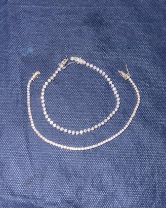 Bracciali tennis in argento 925