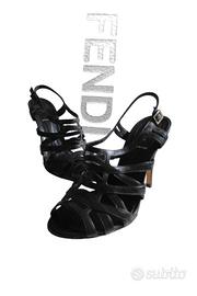 fendi - taglia 38 - scarpa con tacco alto spuntata