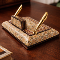 Portapenne Khatam persiano artigianale di pregio