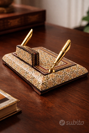 Portapenne Khatam persiano artigianale di pregio