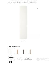 Anta Ikea Forsand per mobile PAX