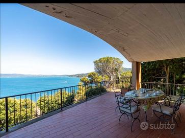 Vista mare porto santo stefano