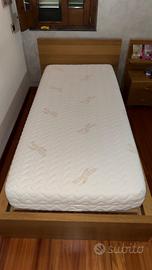 letto impellicciato rovere