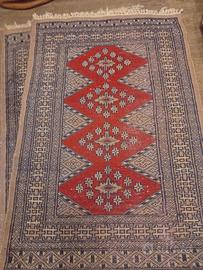 coppia di tappeti Bukhara 