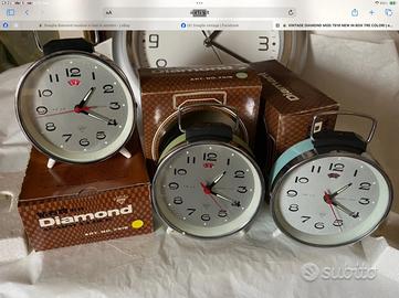 SVEGLIA VINTAGE DIAMOND NEW IN BOX ANNI 80