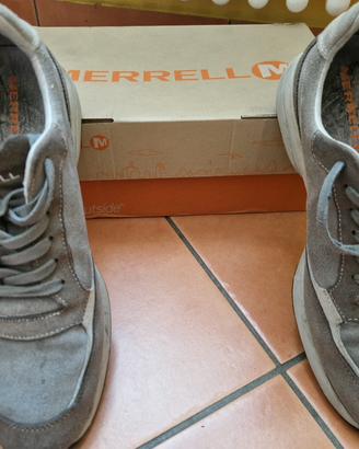 scarpe Merrel 42,5 grigio e bianche