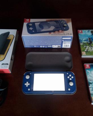 Nintendo Switch Lite + Zelda BotW + Zelda TotK