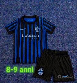 Maglia e pantaloncino Inter 2026 8-9 anni nuovo