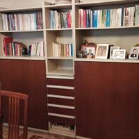 Mobile Libreria con 2 Letti Singoli a scomparsa