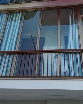 Veranda in alluminio per balcone