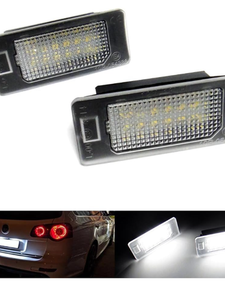 2 luci targa led canbus per wolkswagen vedi modell