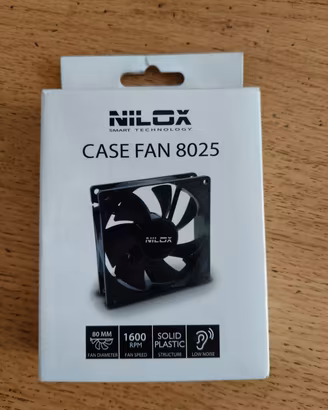 Ventola Nilox per case 80mm