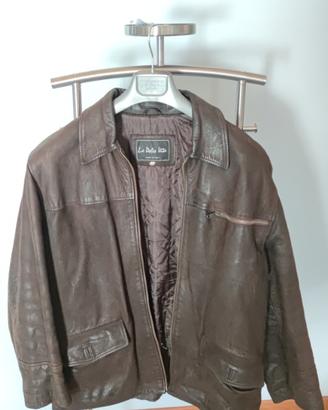 Giacca di pelle con cerniera