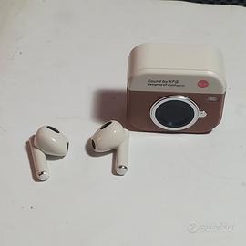 Auricolari wireless cuffie finta fotocamera