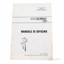 Variante manuale officina Moto Guzzi 850 Lemans II