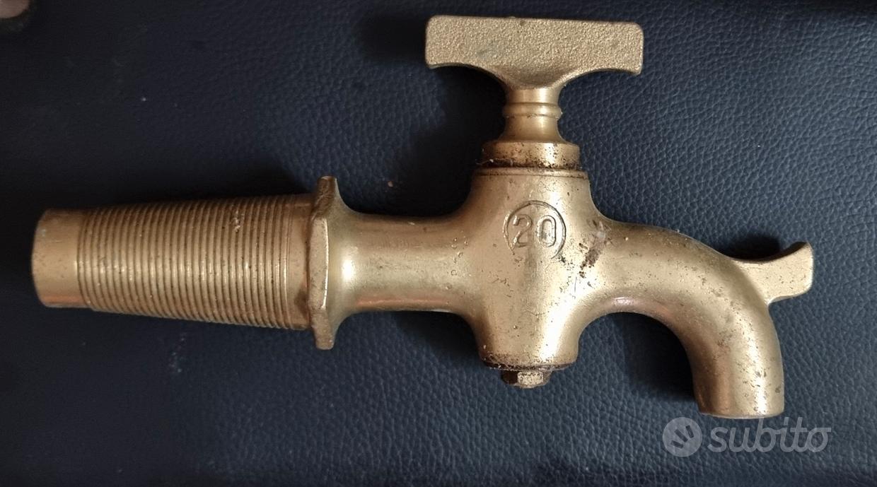 6PZ RUBINETTO A SFERA PER BOTTE CON BECCO MM. 16