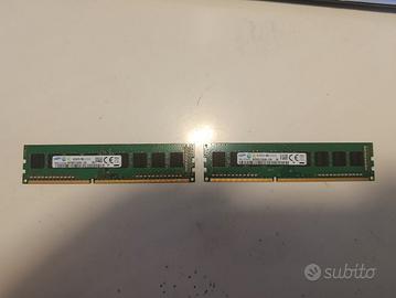 Banchi RAM Samsung 4 o 8 GB  DDR3
