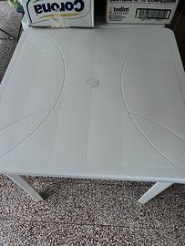 Tavoli di plastica