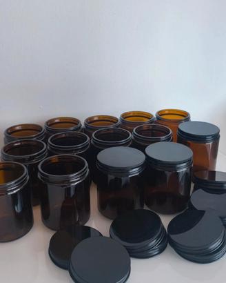 barattoli vetro candele  lotto 200 ml
